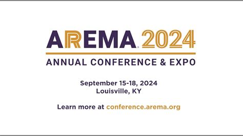 arema 2024 annual conference & expo